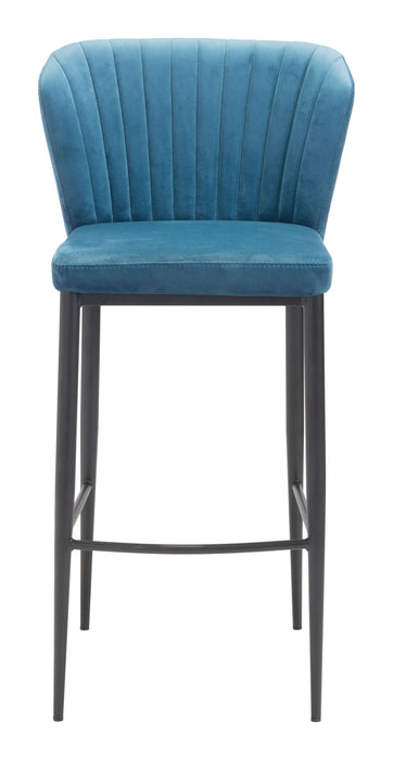 Tolivere Bar Chair (Set of 2) Blue
