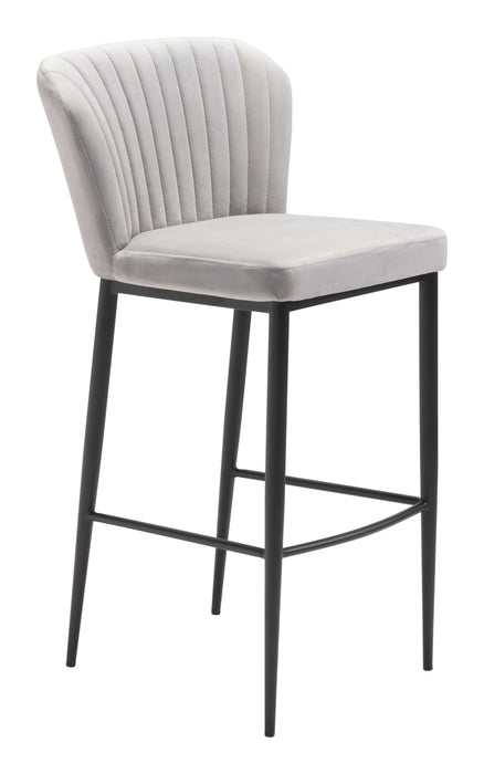 Tolivere Bar Chair (Set of 2) Gray