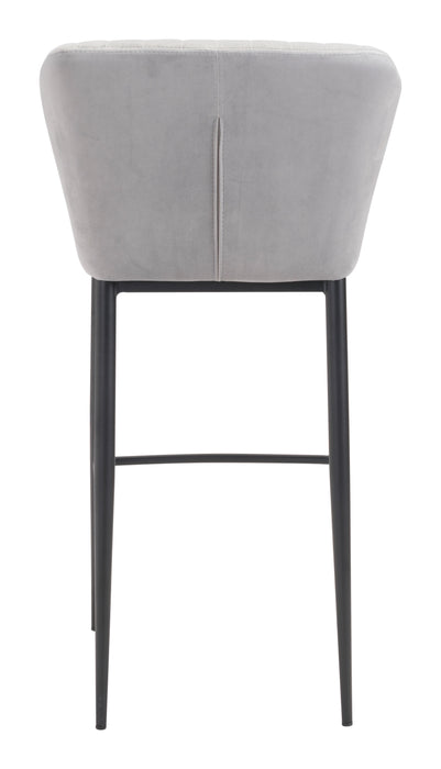 Tolivere Bar Chair (Set of 2) Gray