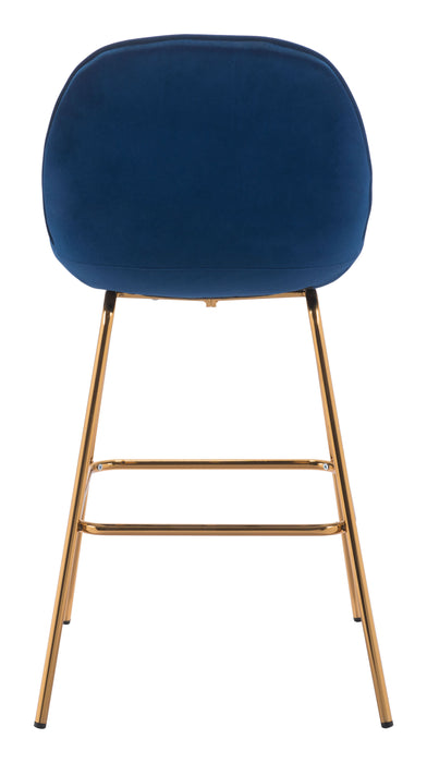 Siena Bar Chair (Set of 2) Dark Blue