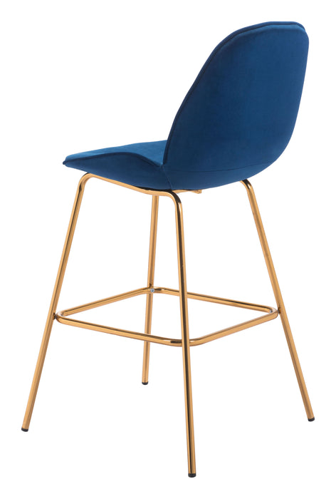Siena Bar Chair (Set of 2) Dark Blue