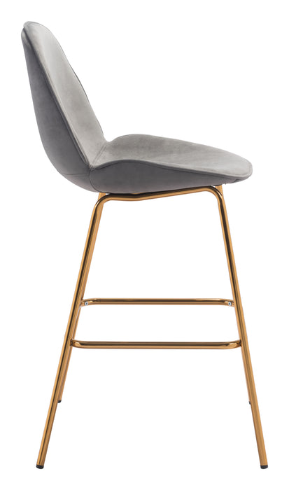 Siena Bar Chair (Set of 2) Graphite Gray