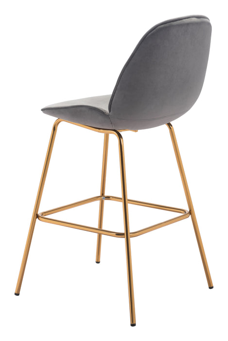 Siena Bar Chair (Set of 2) Graphite Gray