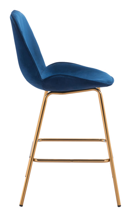 Siena Counter Chair (Set of 2) Dark Blue