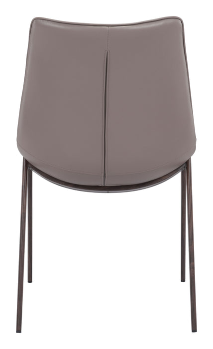 Magnus Dining Chair (Set of 2) Gray & Walnut