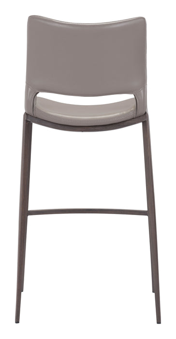 Ace Bar Chair (Set of 2) Gray & Walnut