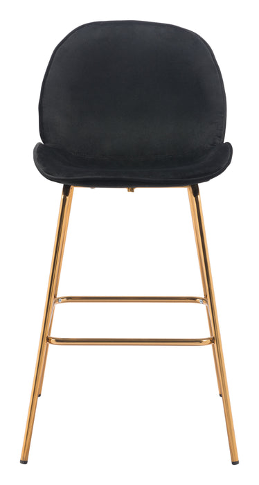 Siena Bar Chair (Set of 2) Black