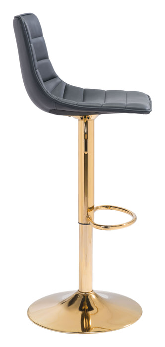 Prima Bar Chair Black & Gold