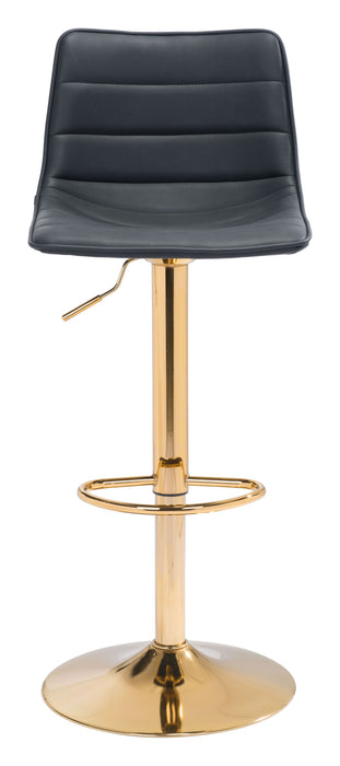 Prima Bar Chair Black & Gold