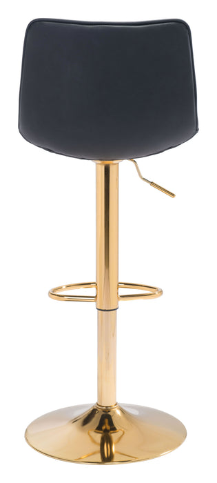 Prima Bar Chair Black & Gold