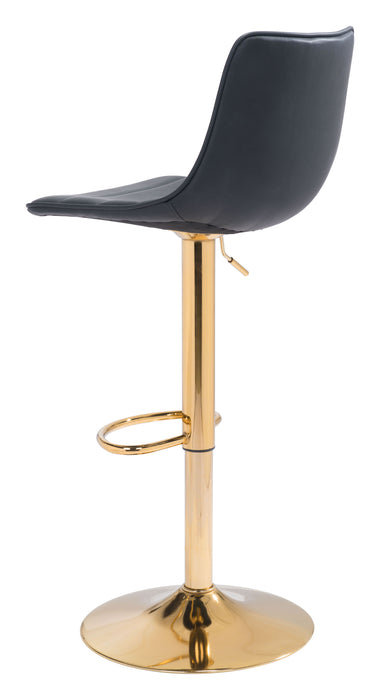 Prima Bar Chair Black & Gold