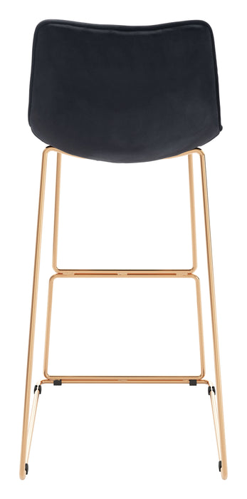 Adele Bar Chair Black & Gold