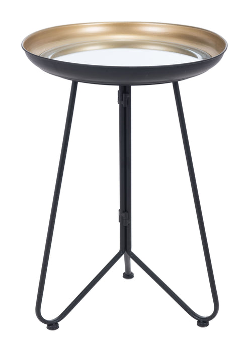 Foley Accent Table Gold & Black