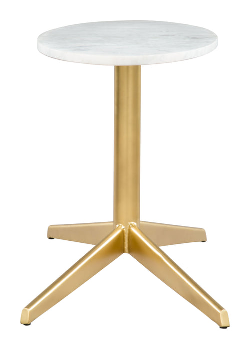 Parker Coffee Table White & Gold