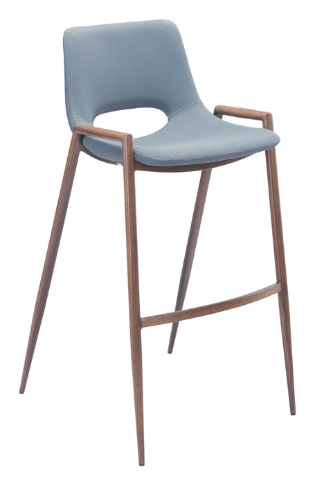 Desi Bar Chair (Set of 2) Gray