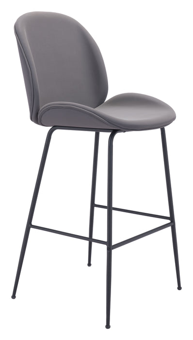Miles Bar Chair Gray
