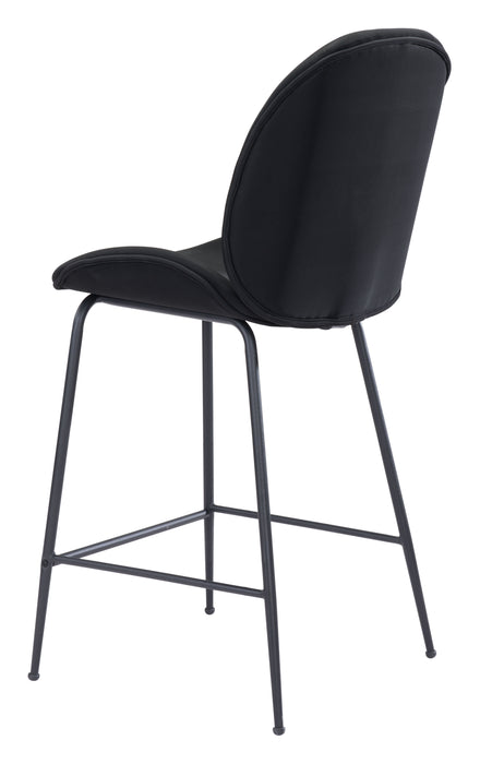 Miles Counter Chair Black