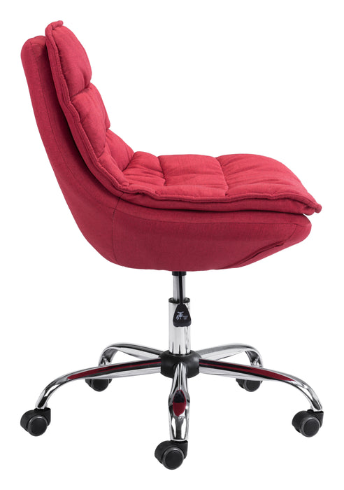 Down Low Office Chair Red