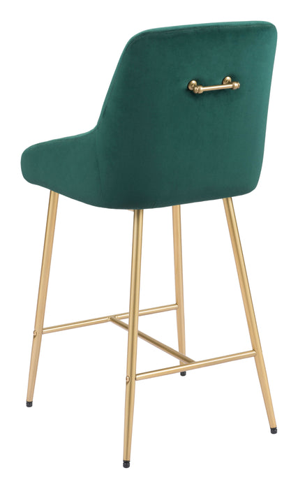 Mira Counter Chair Green