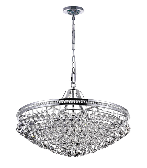 13 Light Chandelier with Chrome Finish