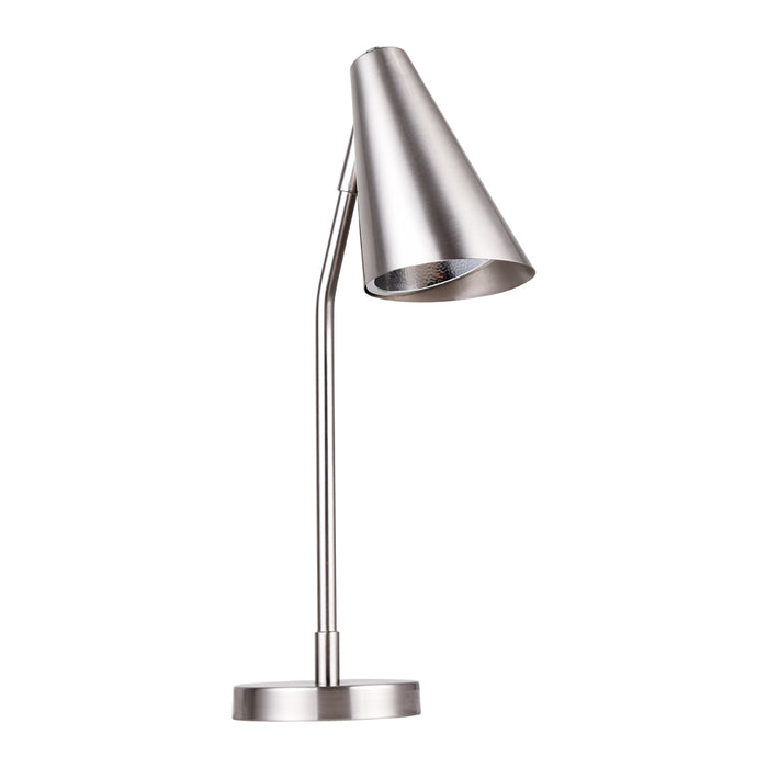 1 Light Table Lamp with Polished Nickel Finish