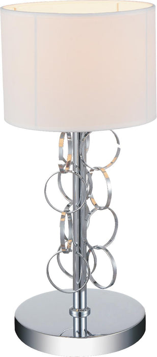 1 Light Table Lamp with Chrome finish