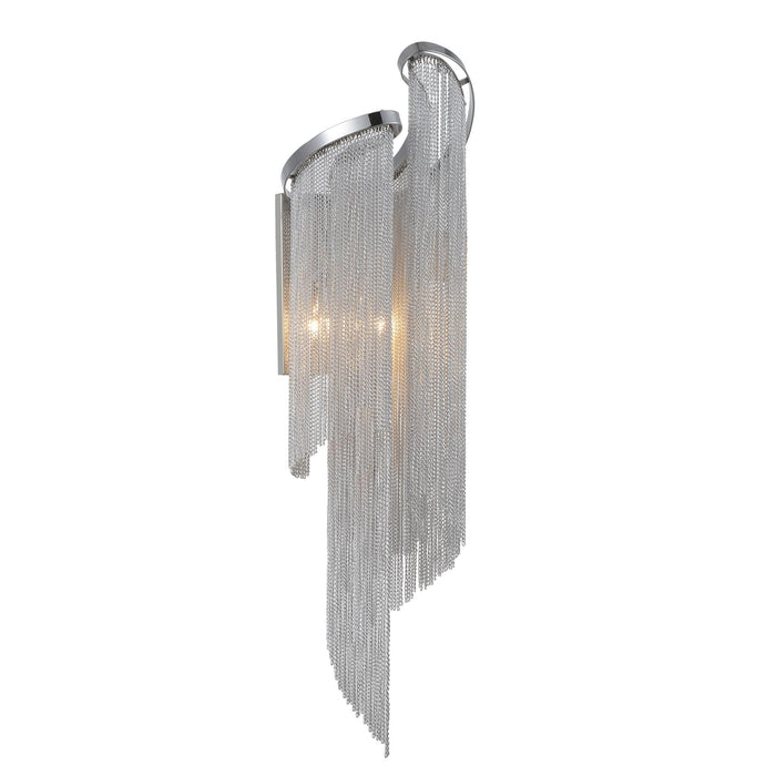2 Light Wall Sconce with Chrome finish