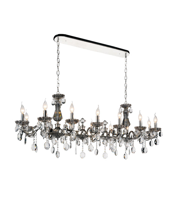 14 Light Up Chandelier with Chrome finish