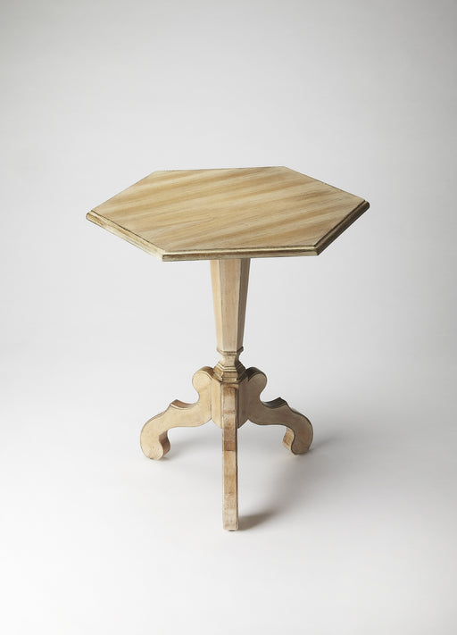 Butler Corbin Driftwood Hexagonal Accent Table