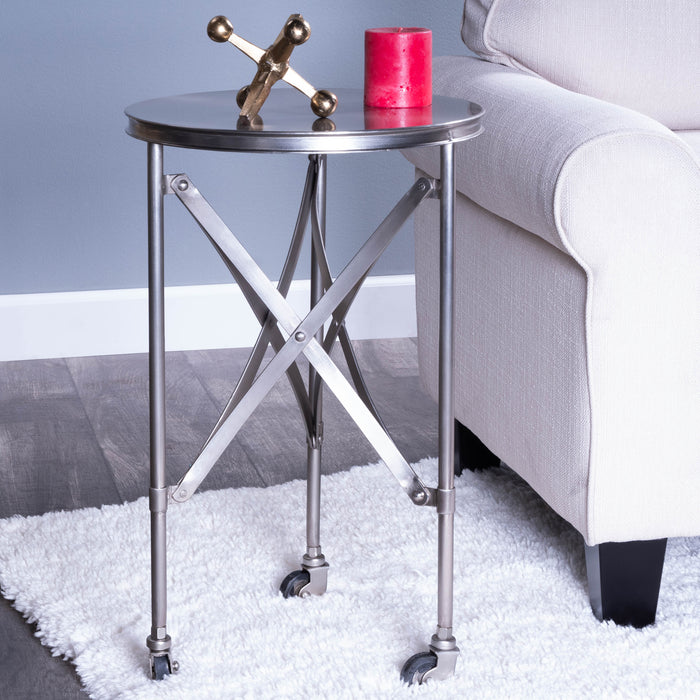 Butler Costigan Silver Accent Table