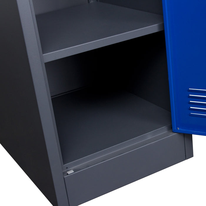 1-Door Metal Storage Locker Cabinet with Key Lock Entry by Diamond Sofa