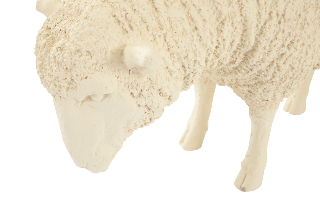 Sheep Sculpture, Cream