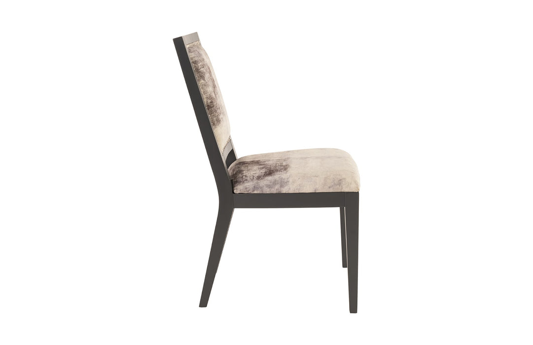 Mesmerize Dining Chair, Mist Grey, Grey Wooden Legs