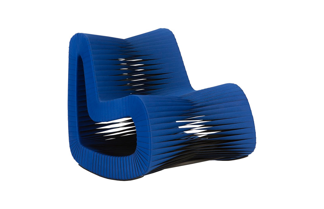 Seat Belt Rocking Chair, Blue/Black