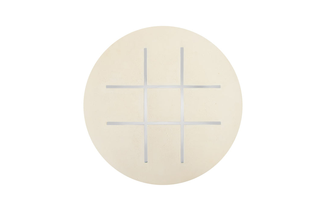 Tic-Tac-Toe Stone, Large, Off-White