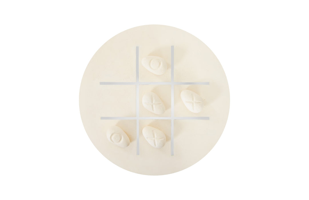 Tic-Tac-Toe Stone, Large, Off-White