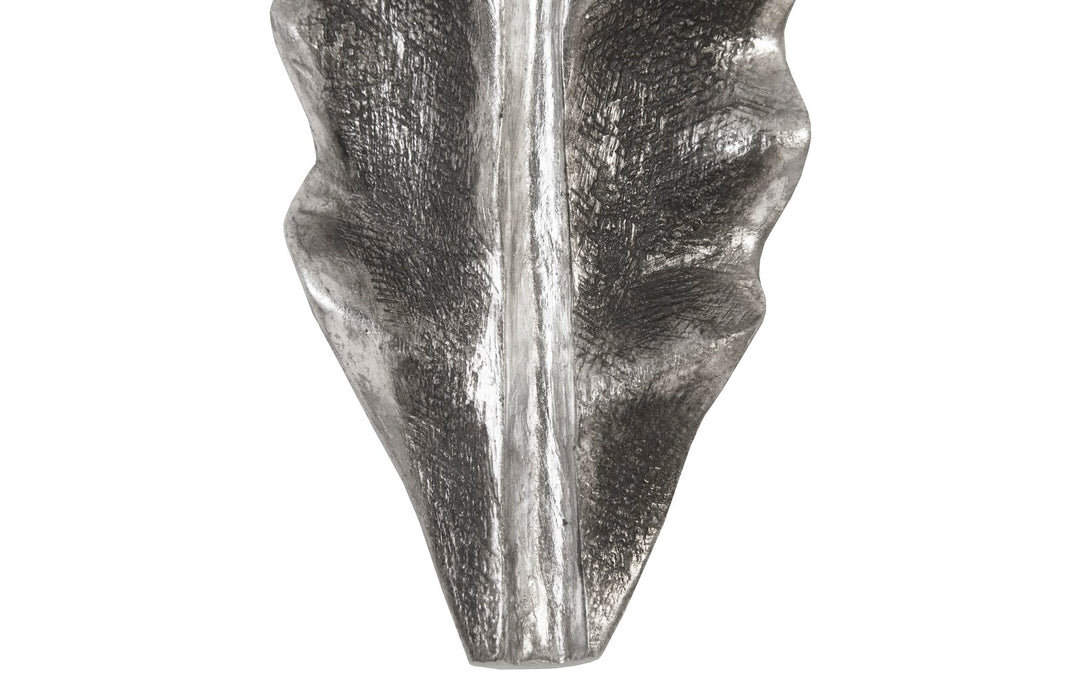 Petiole Wall Leaf, Silver, SM, Version B