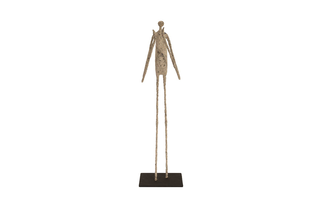 Human Sculpture, Arms Down, Paper Mache