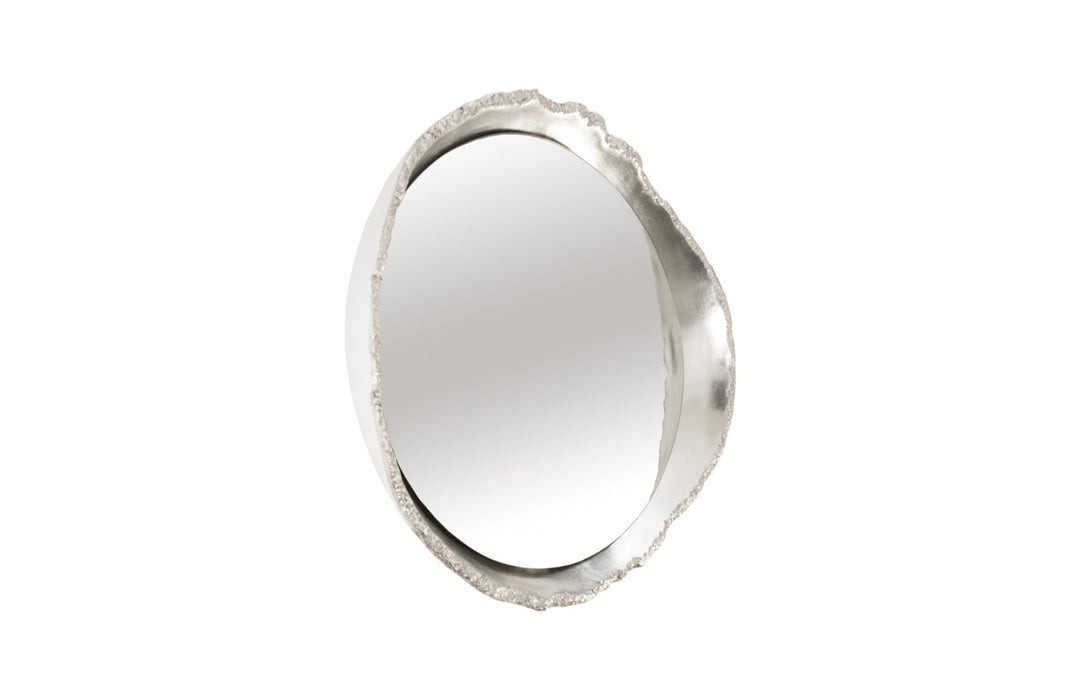 Broken Egg Mirror, Silver Leaf