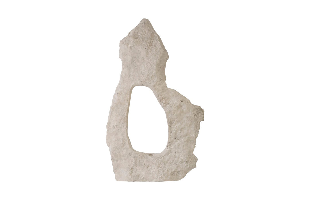 Colossal Cast Stone Sculpture, Single Hole, Roman Stone