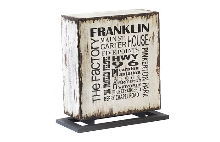Weathered City Accent Box