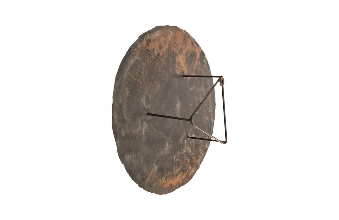 Reclaimed Oil Drum Wall Disc, Individual Pieces, Assorted Colors and Depths