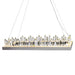 LED Island/Pool Table Chandelier with Polished Nickel Finish