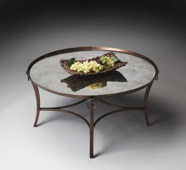 Butler Marilyn Metal Mirrored Coffee Table