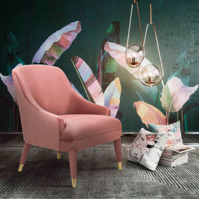 Orchid Velvet Chair