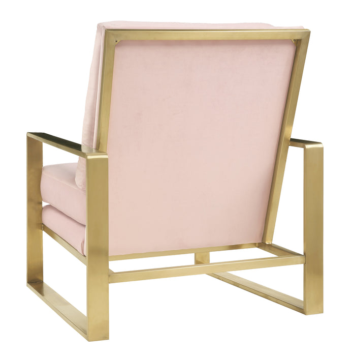 Mott Blush Velvet Chair