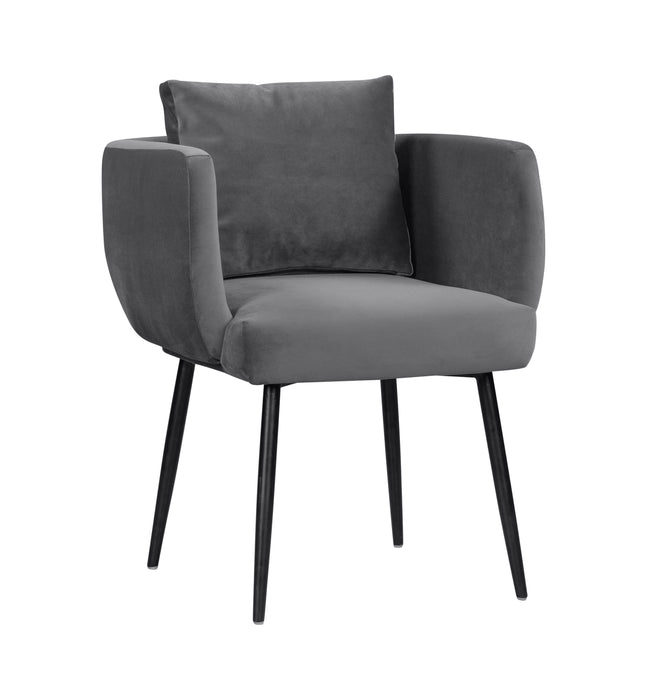 Alto Grey Velvet Chair