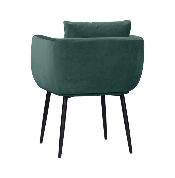Alto Forest Green Velvet Chair