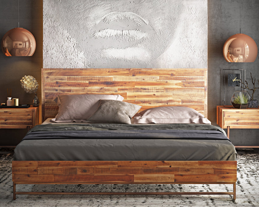 Bushwick Wooden King Bed