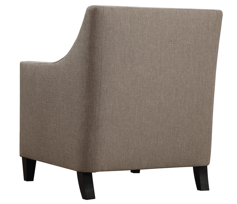 Asheville Light Grey Linen Chair
